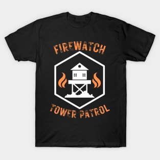 Fire Watch Tower Patrol at the Mountain T-Shirt